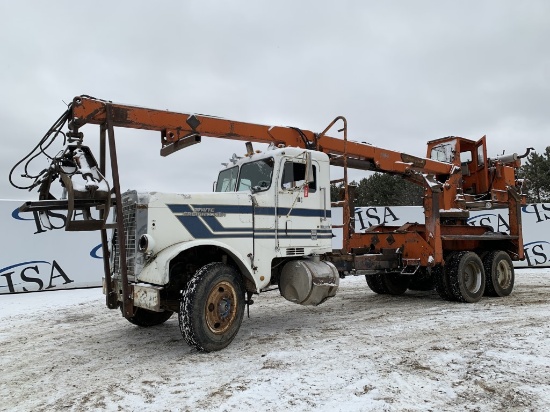 1977 White Freightliner Wfc12064 Slasher Truck