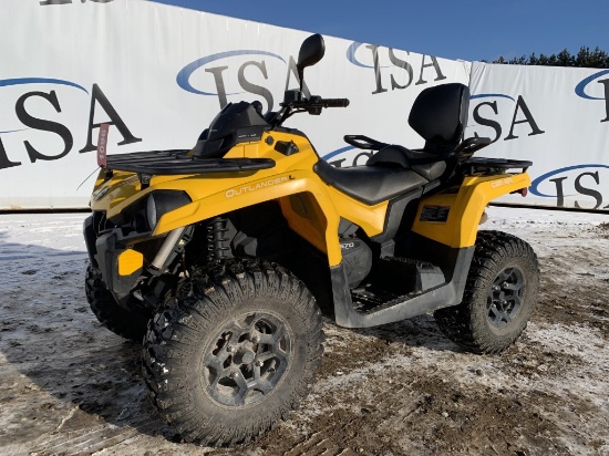 2016 Can Am Outlander L 2up Atv