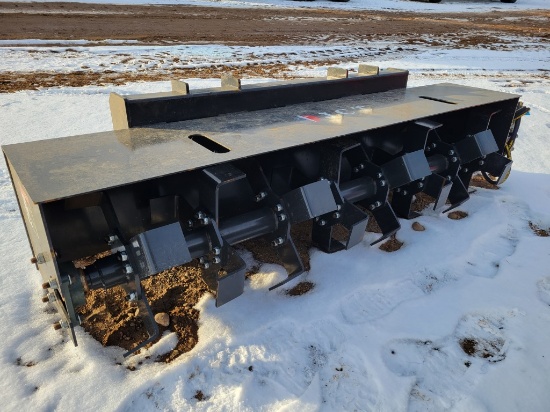 Unused 72" Jct Skid Steer Rototiller