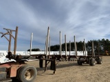 1998 Savage 4-bunk Crib Log Trailer