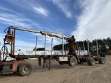 2004 Great Lakes Log Trailer W/serco Loader
