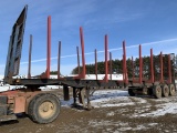 1991 Great Lakes 42' Log Trailer