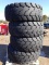 (4) 20.5r25 Michelin Tires