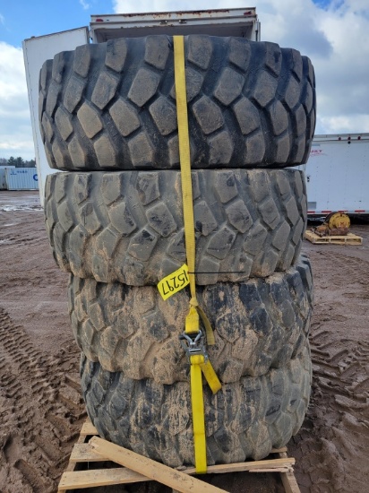 (4) 20.5r25 Loader Tires