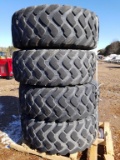 (4) 20.5r25 Michelin Tires