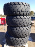 (4) 20.5r25 Michelin Tires