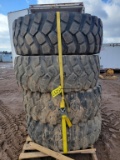 (4) 20.5r25 Loader Tires