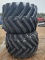 (2) 66x43.00-25 Skidder Tires On Rims