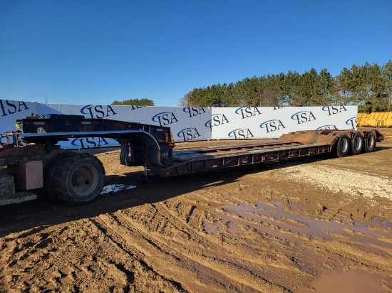 2001 Witzco 46' Tri Axle Lowboy Trailer