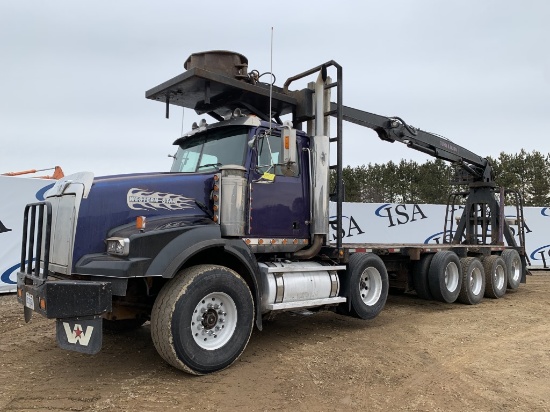 2004 Western Star 4900sa Log Loader Truck