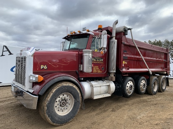 2002 Peterbilt 357 Quad Dump Truck