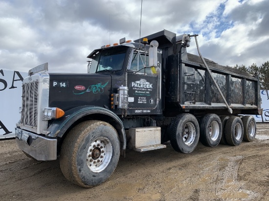 1995 Peterbilt 357 Quad Dump Truck