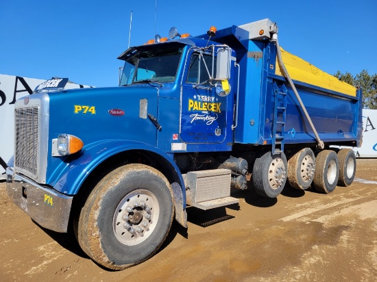 2005 Peterbilt 357 Quad Dump Truck
