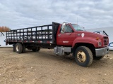 1999 Gmc C6500 Stake Side Flatbed Truck