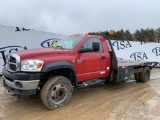 2008 Dodge 5500 Flatbed Truck