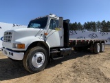 1990 International 4900 Flatbed Truck