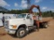 1997 Ford F800 Flatbed W/crane