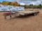 2005 American Trailer Pintle Hitch Flatbed Trailer