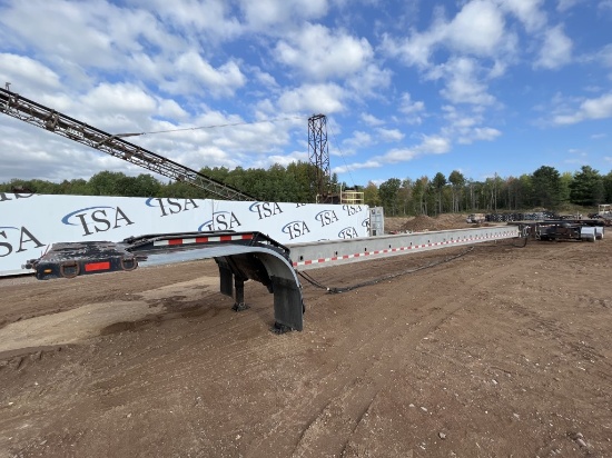 2010 Manac 53'-129' Steerable Flatbed Trailer