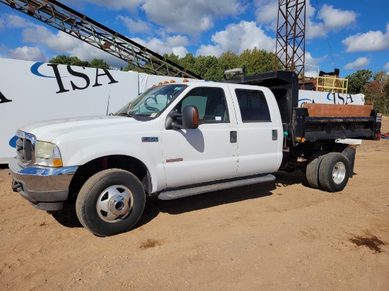 2003 Ford F350 4x4 Dump Truck