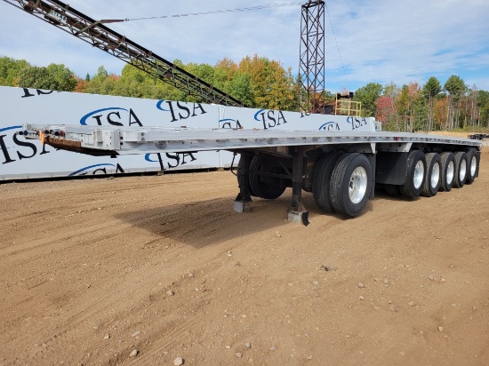 1981 City Tank Six Axle Flatbed Trailer