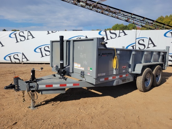 2022 Watchdog Wd714 Dump Trailer