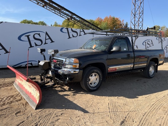 2003 Gmc 1500 4x4 Plow Truck