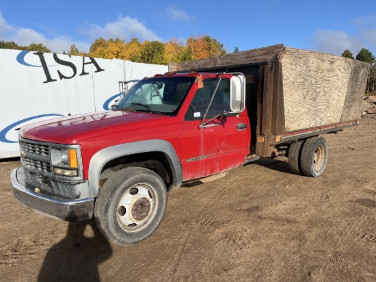 2000 Chevrolet 3500hd Dump Flatbed Pickup