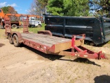 B & B 18' Equipment Trailer