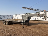 1990 Big Tex 21' Gooseneck Dual Tandem Trailer