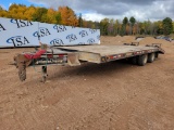 2005 American Trailer Pintle Hitch Flatbed Trailer