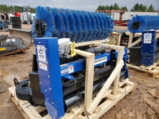 Unused Mtw Rts 48" 3-in-1 Power Box Rake