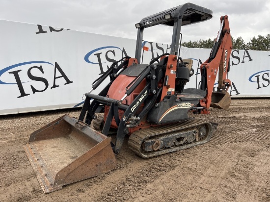 2011 Ditch Witch Xt1600 Tracked Loader Backhoe