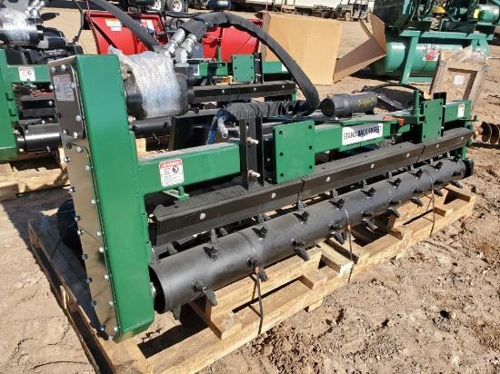 Unused 84" Skid Steer Power Rake