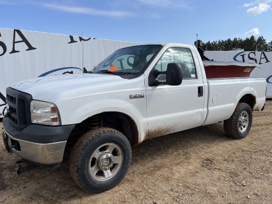 2007 Ford F250 4x4 Pickup Truck