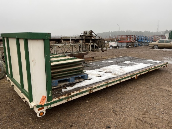 Flatbed 249"x 96" W/ Stake-sides