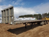 2002 Wilson Trailer Co Inc 48' Combo Flat Bed Trai