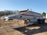 1990 Load King 38' Belly Dump Trailer