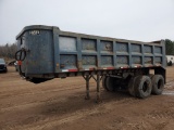 1986 Hilbilt 22' End Dump Trailer