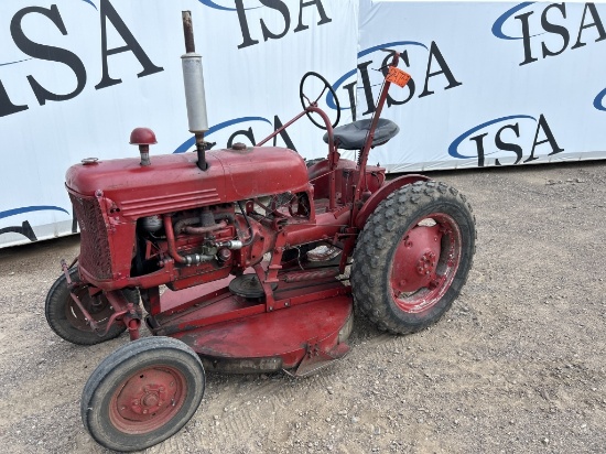 Farmall Cub Tractor With Belly Mower