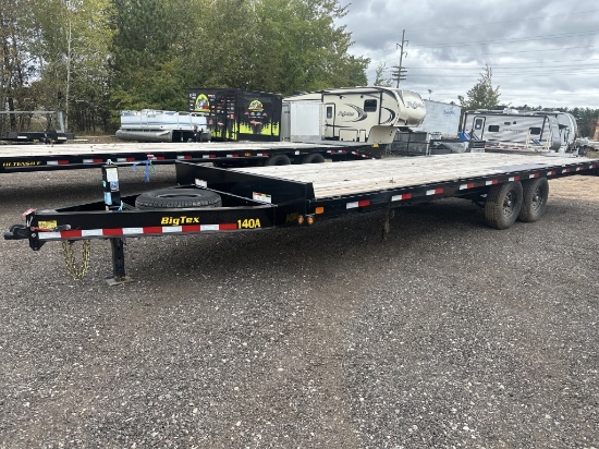 2022 Bigtex 14oa-24bk-8sir Trailer
