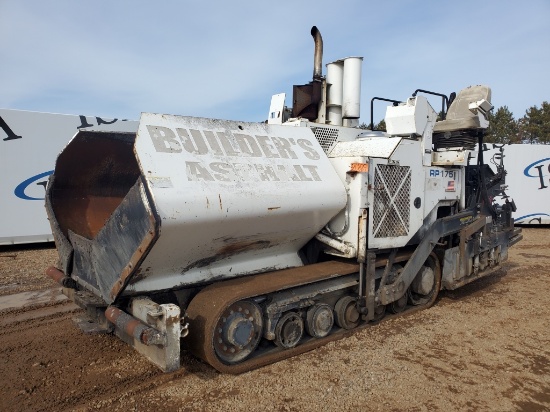 2011 Roadtec Rp-175-133 Asphalt Paver