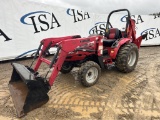 Mahindra 4x4 Loader Backhoe Tracto