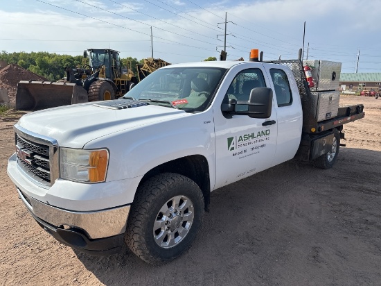 2013 Gmc Sierra 3500hd Flat Bed/service Truck