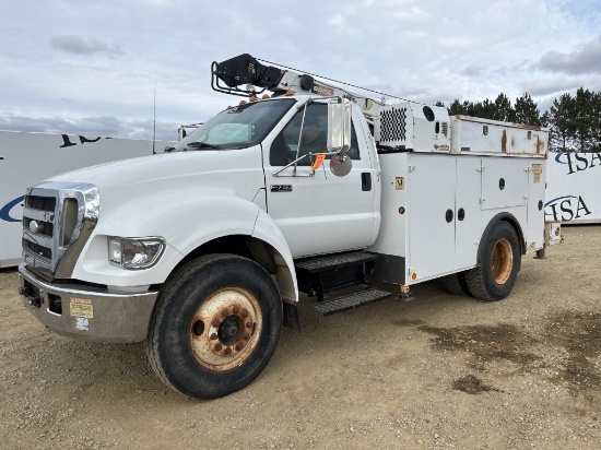 2007 Ford F650 Service Truck W/ Crane
