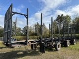 2002 Savage 4 Bunk Log Trailer
