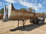 2001 Clement 34' End Dump Trailer