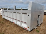 Approx. 18'x8' Aluminum Dump Box W/ Hoist