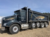 2015 Kenworth T880 Quad Axle Dump Truck