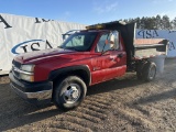 2003 Chevrolet 3500 4x4 Dump Truck